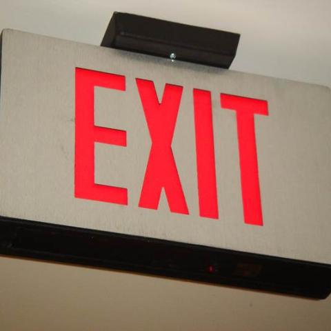 exit sign